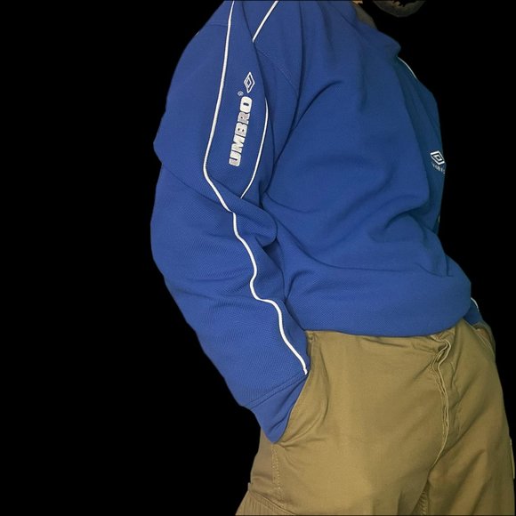 umbro vintage embroidered jersey sweatshirt **rare** - Picture 2 of 3